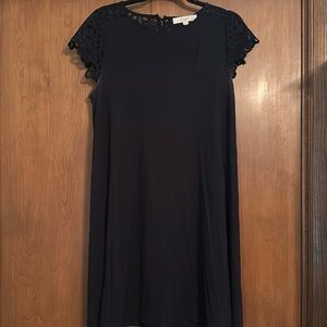 LOFT large black dress